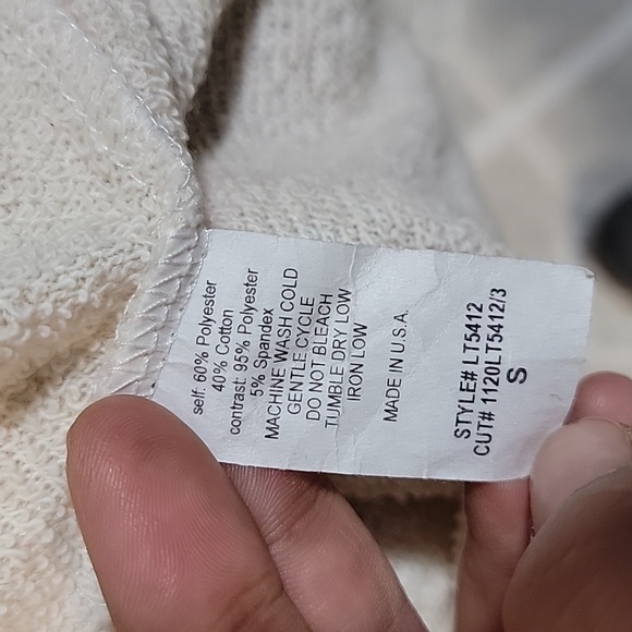 Hailey & Co. Colorblock Cowl Neck Top - Picture 9 of 9